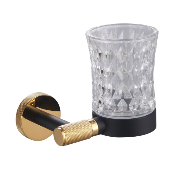 Стакан Wonzon & Woghand WW-9221 черный, золото