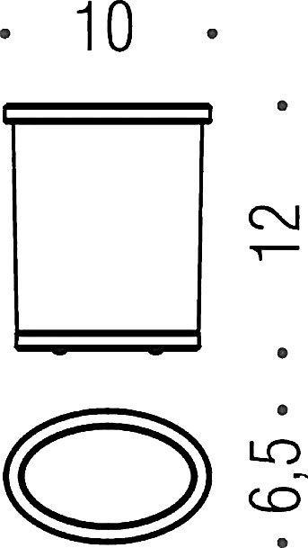 Набор Стакан Colombo Design Land B2841.000 + Мыльница B2840.000