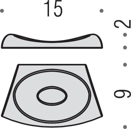 Набор Стакан Colombo Design Land B2841.000 + Мыльница B2840.000