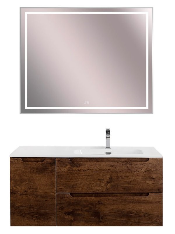 Мебель для ванной комнаты BelBagno Etna R, 100 rovere moro