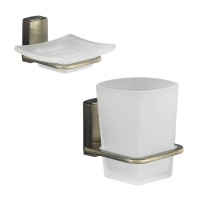 Набор Стакан Wasserkraft Exter K-5228 + Мыльница K-5229 Набор Стакан Wasserkraft Exter K-5228 + Мыльница K-5229