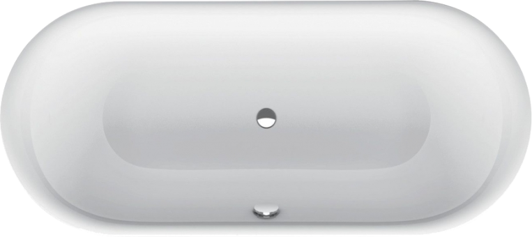 Стальная ванна Bette Lux Oval 180x80, с шумоизоляцией, с самоочищающимся покрытием