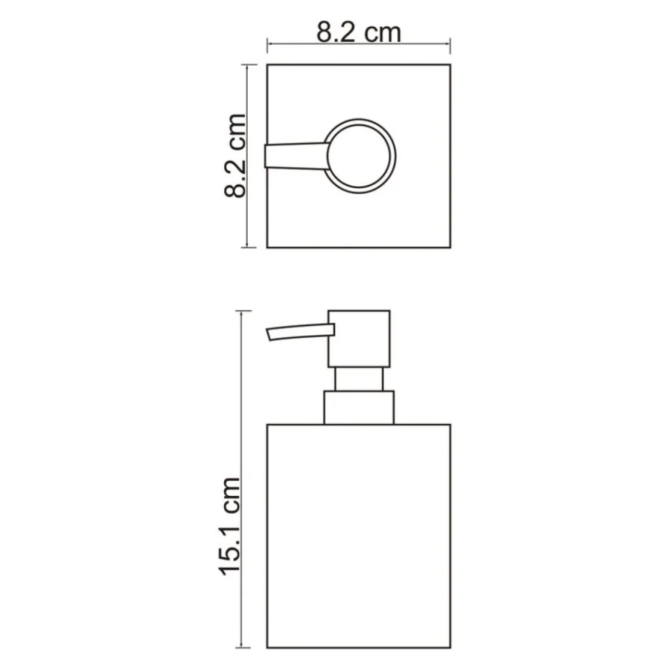 Набор Стакан Wasserkraft Leine K-5028 + Дозатор K-3899