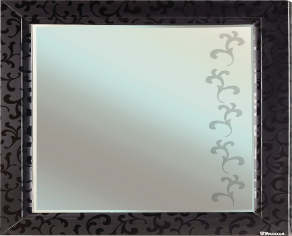 Зеркало Bellezza Маргарита 120 черное