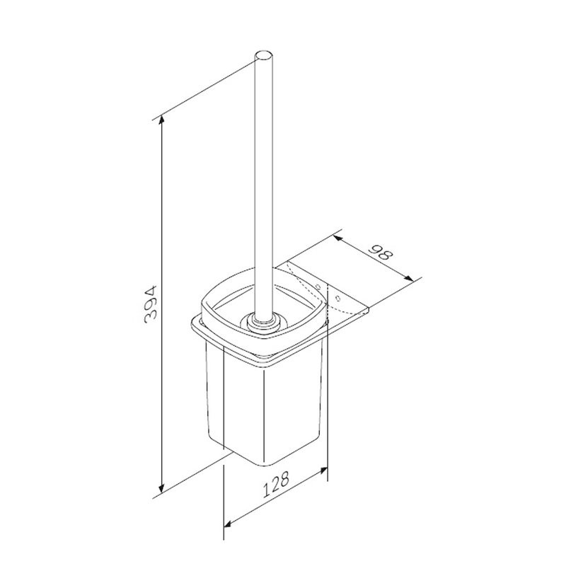 Набор Держатель AM.PM Inspire V2.0 A50A34100 + Ершик A50A33400