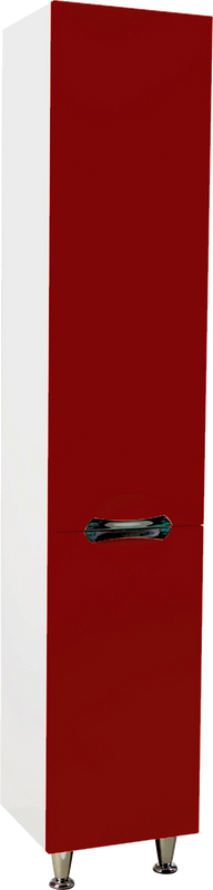 Шкаф пенал для ванной Bellezza Лагуна 35 R красный