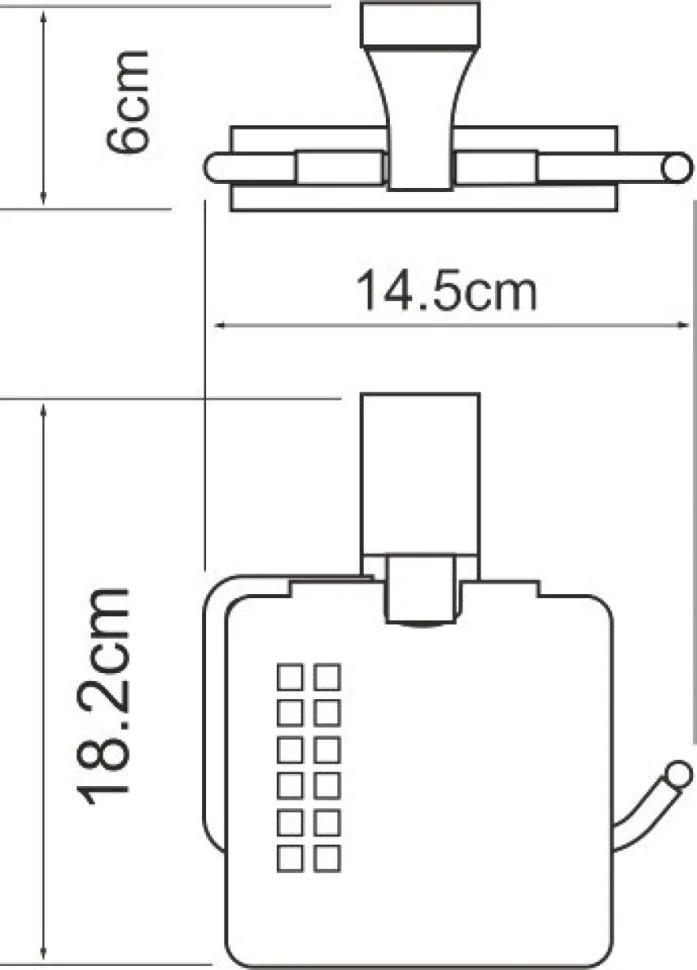Набор Держатель Wasserkraft Lopau K-6025 + Ершик K-6027