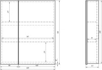 Зеркало-шкаф Dreja Almi 60 Зеркало-шкаф Dreja Almi 60