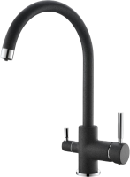 Смеситель для кухни Emar Quartz 3007 антрацит Смеситель для кухни Emar Quartz 3007 антрацит