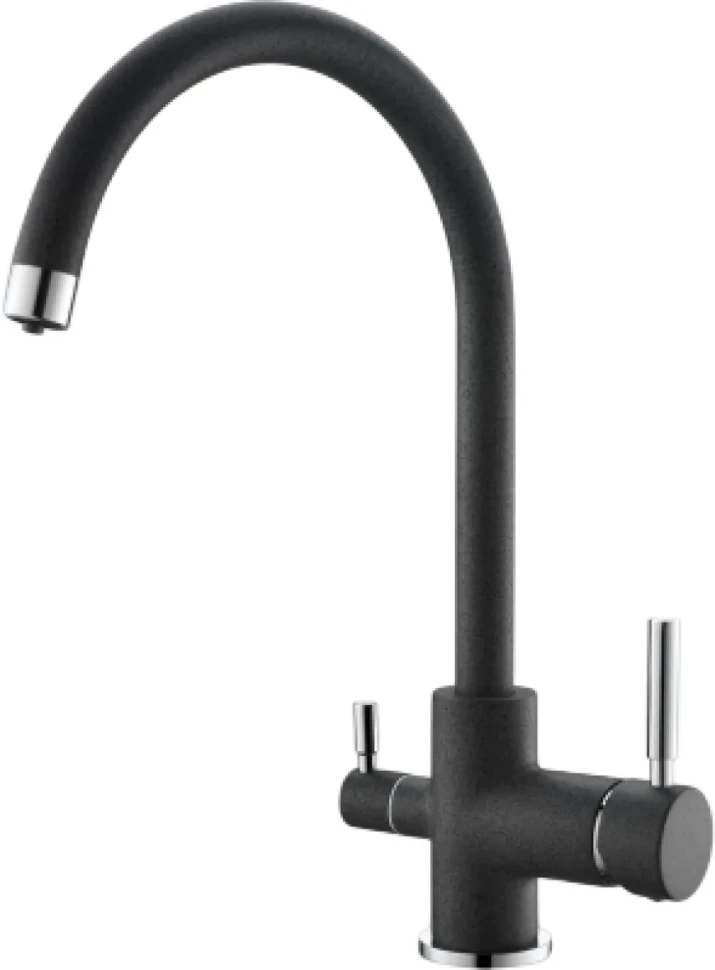 Смеситель для кухни Emar Quartz 3007 антрацит