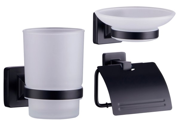 Набор Мыльница Fashun A26 A2602-7 + Стакан A26-7 A2606-7 + Держатель A2603-7