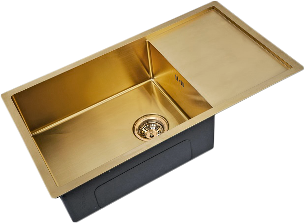 Комплект Мойка Zorg Inox PVD + Измельчитель ZR-75 D BRONZE