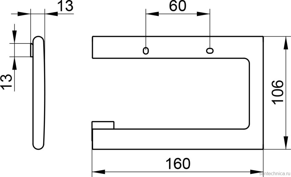 Держатель для туалетной бумаги Keuco Edition 400 11562 латунь шлифованная