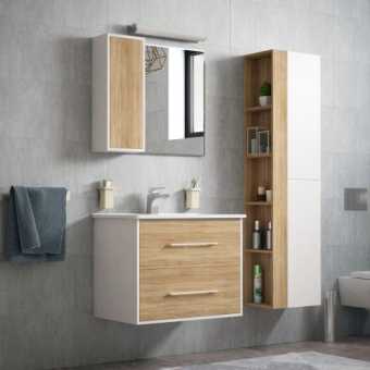 Мебель для ванной Corozo Гольф 65, подвесная, сонома