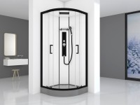 Душевая кабина Black&White Galaxy G8001 900х900х2150, с низким поддоном