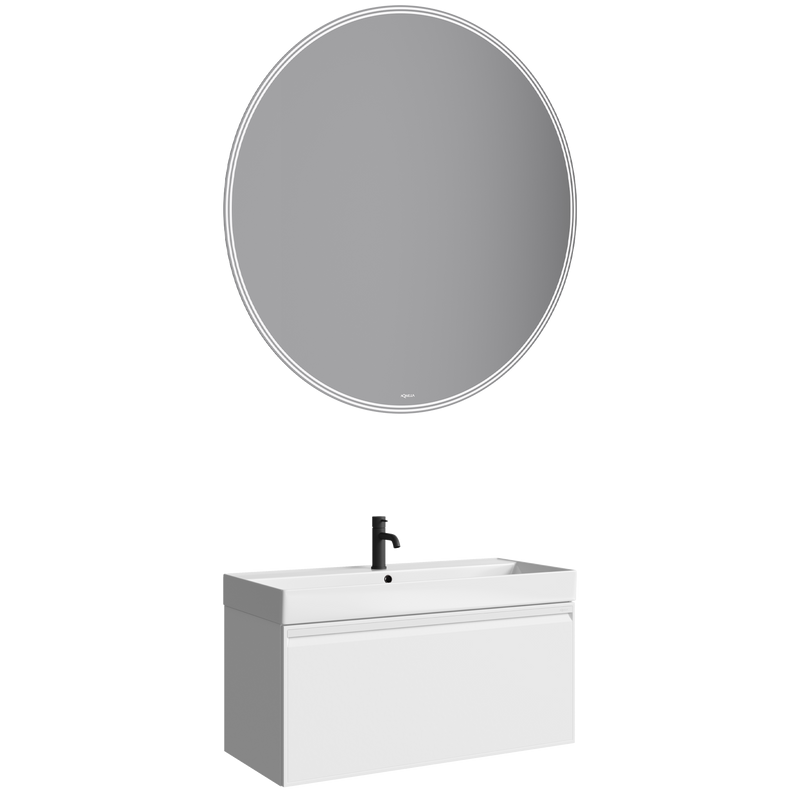 Мебель для ванной комнаты Aqwella Pure 100 белая