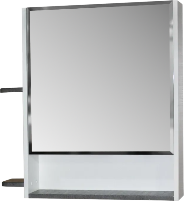 Зеркало-шкаф Mixline 70 подвесной, белый, правый