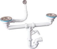 Комплект Мойка Florentina Касси 780 серый шелк + Измельчитель Bone Crusher BC 810-SL Slim Line
