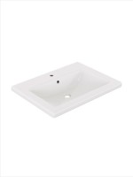 Тумба с раковиной SanStar Ориана 60 подвесная, серая, раковина Cersanit Como 60