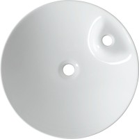 Накладная раковина Allen Brau Fantasy Round 45, с отверстием для смесителя, белая Накладная раковина Allen Brau Fantasy Round 45, с отверстием для смесителя, белая