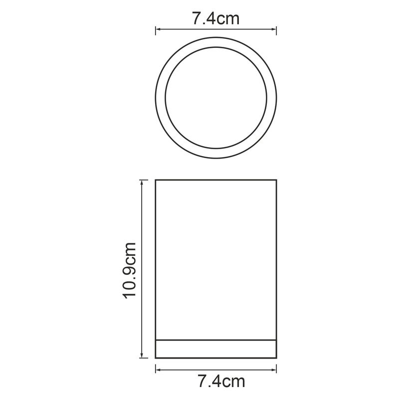 Стакан для зубных щеток Wasserkraft Mindel K-8828 белый