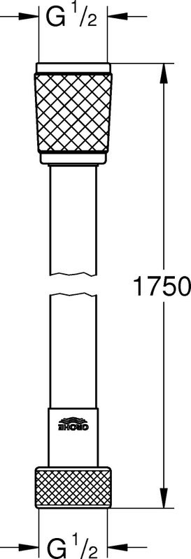 Душевой шланг Grohe Rotaflex 28410002