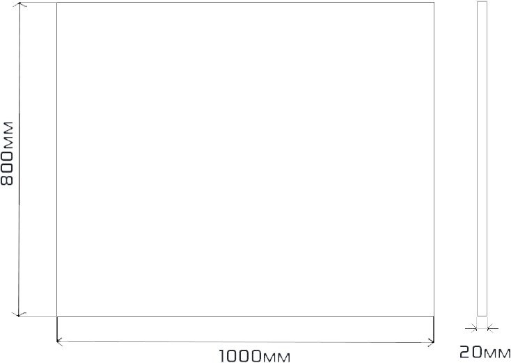 Зеркало Misty Марс 100