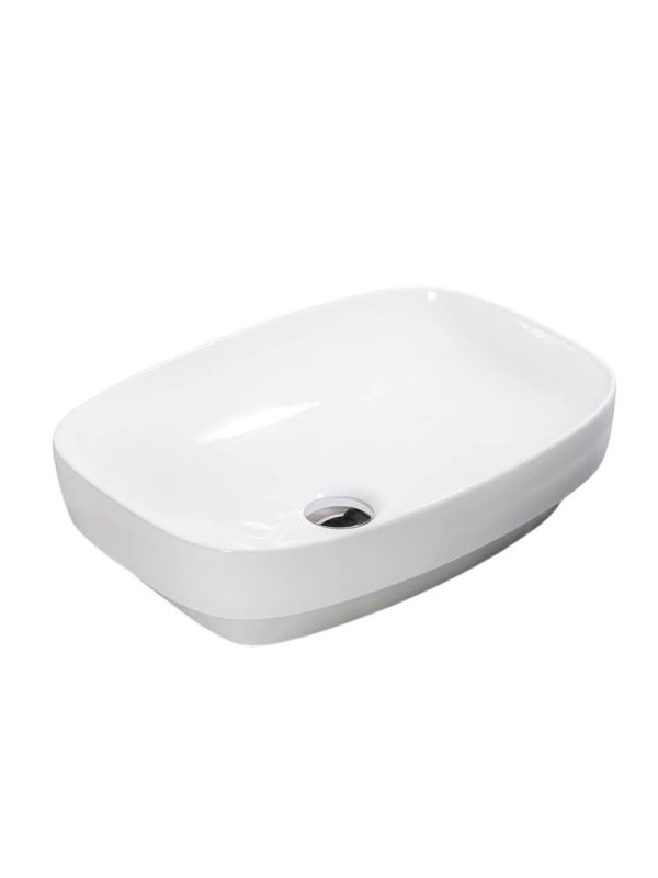 Тумба с раковиной Black&White U915.1600R подвесная, глянцевая серая