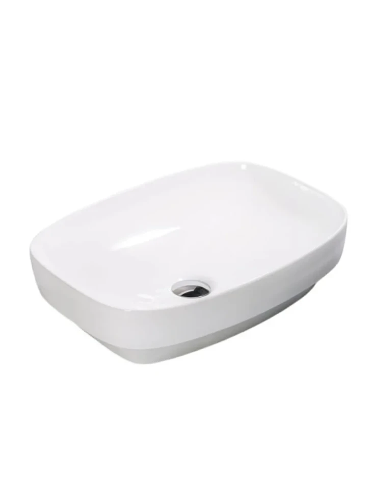 Тумба с раковиной Black&White U915.1600R подвесная, глянцевая серая