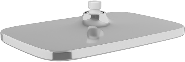Верхний душ IDDIS Esper ESP25CSi64 хром, белый