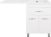 Тумба с раковиной Style Line Валеро Люкс Plus, белая R