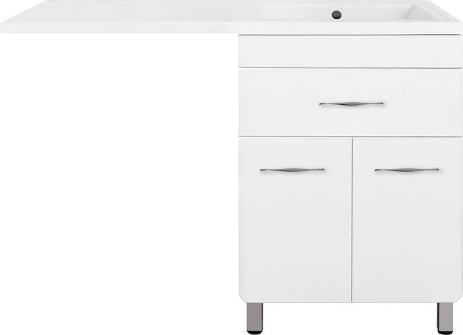 Тумба с раковиной Style Line Валеро Люкс Plus, белая R