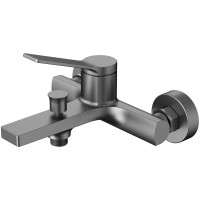 Смеситель для ванны и душа Azario VISE с ручным душем, графит (AZ-VSA238330AJ)