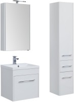 Зеркало-шкаф Aquanet Августа L 58 белое