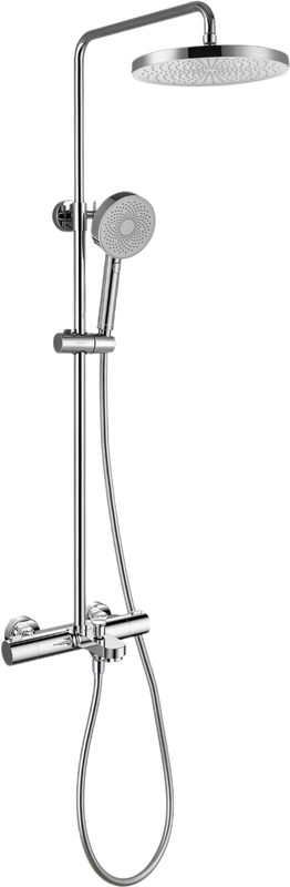 Душевая стойка AQUATEK AQ2043CR с термостатом, хром
