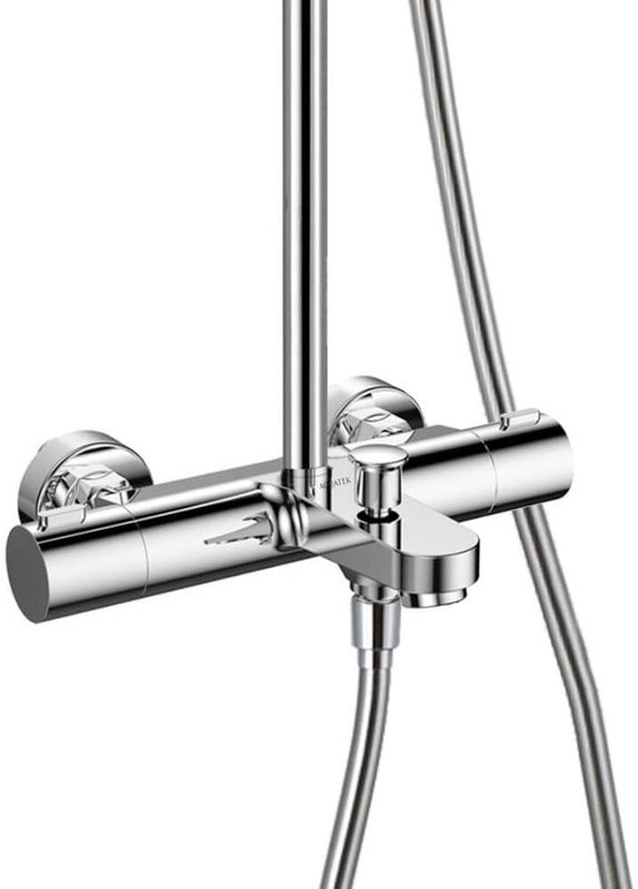 Душевая стойка AQUATEK AQ2043CR с термостатом, хром