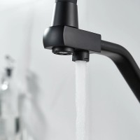 Смеситель для кухни Shevanik S968H с гибким изливом, черный