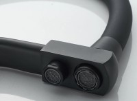 Смеситель для кухни Shevanik S968H с гибким изливом, черный