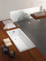 Стальная ванна Kaldewei Ambiente Puro 653 180x80 см, пристенная, на ножках