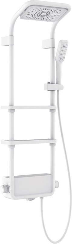 Душевая стойка AQUAme AQM8003W белая
