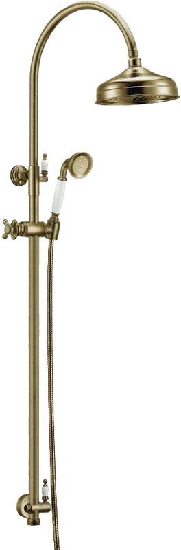 Душевой комплект Смеситель для душа Boheme Medici 304 + Стойка 401