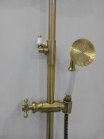 Душевой комплект Смеситель для душа Boheme Medici 304 + Стойка 401