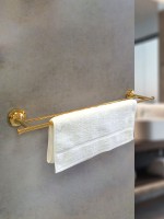 Держатель для полотенец AltroBagno Corposso 081407 Gl золото Держатель для полотенец AltroBagno Corposso 081407 Gl золото