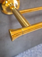 Держатель для полотенец AltroBagno Corposso 081407 Gl золото Держатель для полотенец AltroBagno Corposso 081407 Gl золото