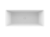 Ванна AQUAme акриловая отдельностоящая AQM3502MW