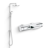 Душевой комплект Термостат Grohe Grohtherm 2000 New 34174001 + Стойка Tempesta Cosmopolitan System 250 26675000