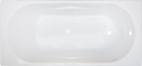 Акриловая ванна Royal Bath Tudor RB 407702 160x70 см, пристенная, белая, на ножках