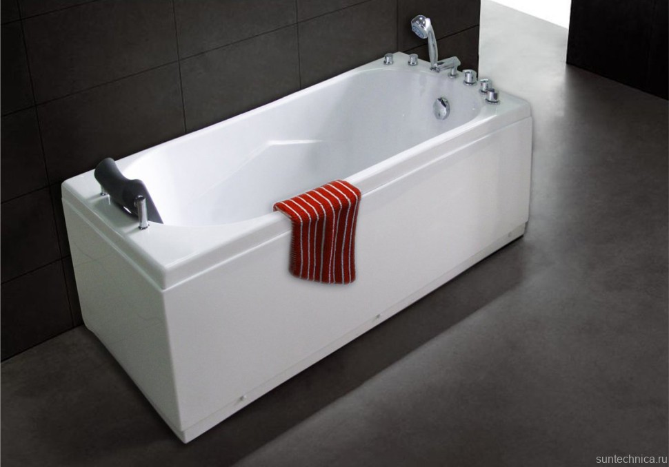 Акриловая ванна Royal Bath Tudor RB 407702 160x70 см, пристенная, белая, на ножках