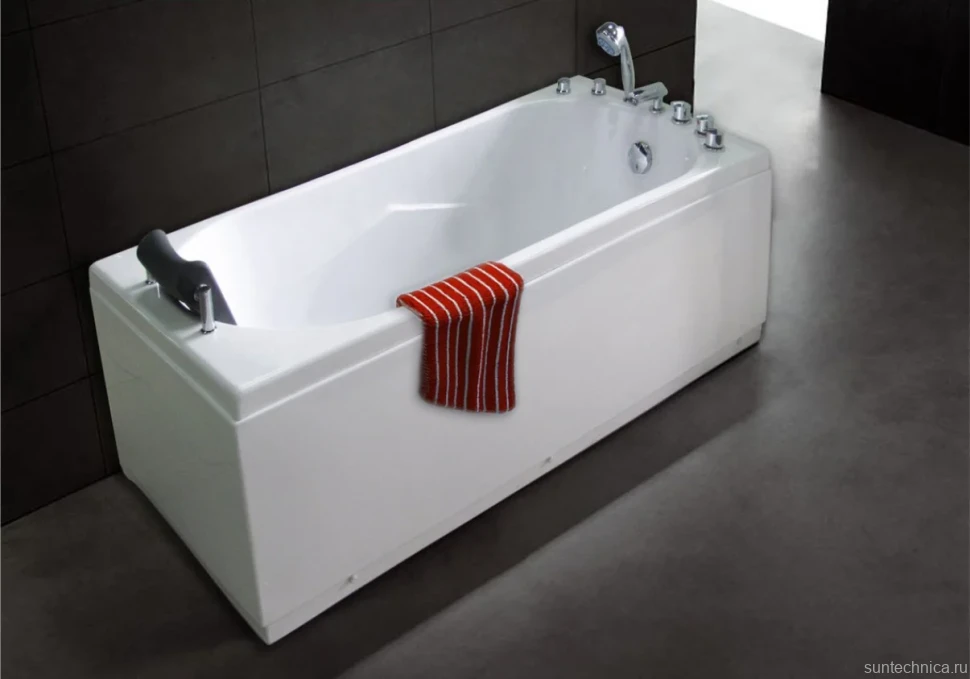Акриловая ванна Royal Bath Tudor RB 407702 160x70 см, пристенная, белая, на ножках
