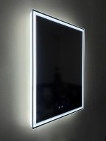 Зеркало BelBagno SPC-GRT-1000-800-LED-TCH-SND с голосовым управлением и подогревом